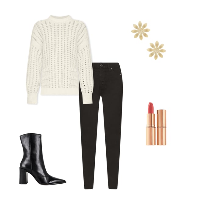 4th bundle featuring 4 items which compliment High Waist Solitaire Jeans