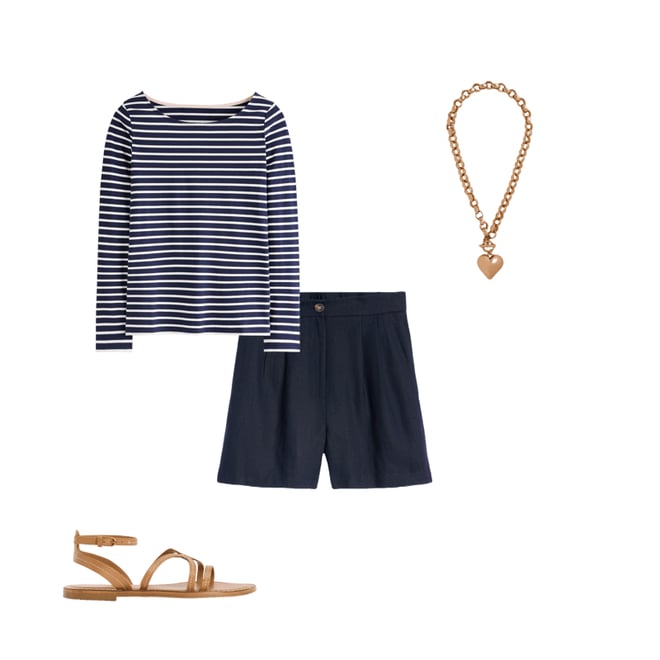 3rd bundle featuring 3 items which compliment Dulwich Linen Shorts-Navy