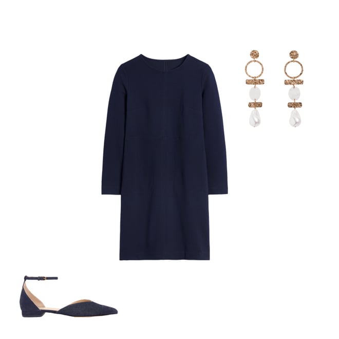 2nd bundle featuring 2 items which compliment Cornelia Ottoman Dress-Navy