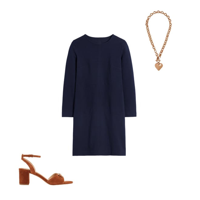 3rd bundle featuring 2 items which compliment Cornelia Ottoman Dress-Navy