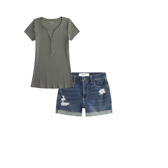 Short-Sleeve Henley
