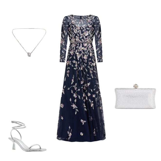★セール♪★MAC DUGGAL プランジネック3Dレースドレス★ Mac Duggal 3D Floral-Embellished Lace Gown | Saks Fifth Avenue