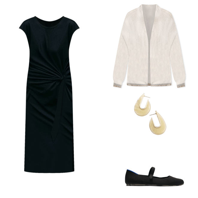 Daily Practice Tiebreaker Midi Dress
