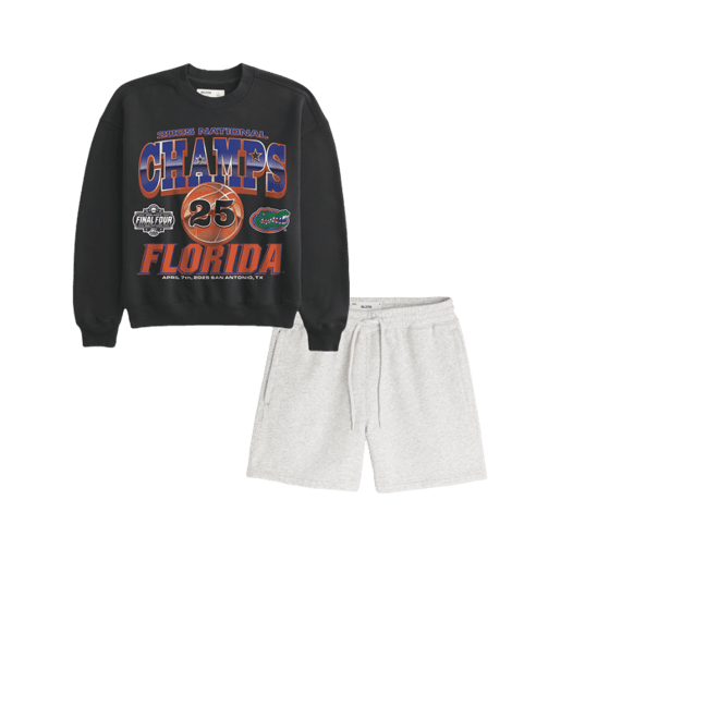 Boxy Florida Gators National Championship Graphic Sweatshirt