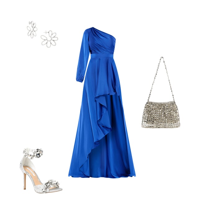 【Mac Duggal】One Shoulder Gown Asymmetrical Hem 関税送料込 Mac Duggal Metallic Ruched Asymmetrical One Shoulder