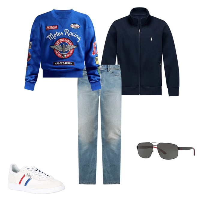 $498 NWT Spring 2020 POLO RALPH LAUREN Letterman Pine Lake