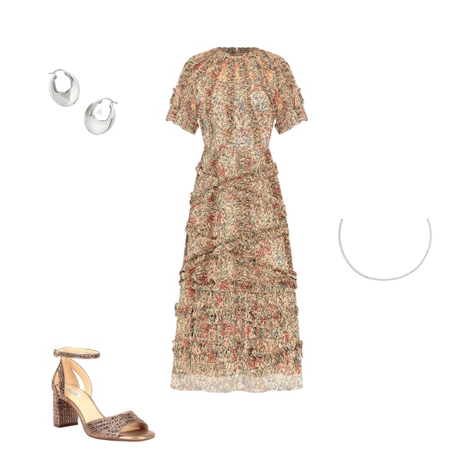 【Mac Duggal】Floral Print High Neck Ruffle Dress 関税送料込 MAC DUGGAL FLORAL PRINT HIGH NECK RUFFLE HEM CAPE MINI DRESS