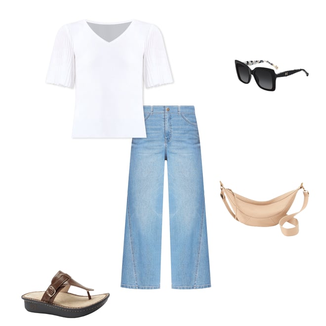 NIC + ZOE Denim Forward Seam Weekend Wide Leg Jeans | Dillard's