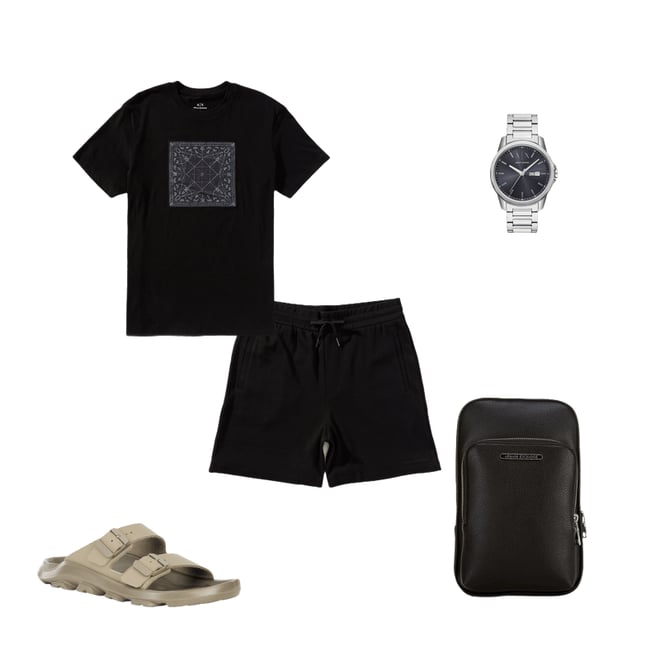 Armani Exchange Okinawa Flat Crossbody Bag | Dillard's