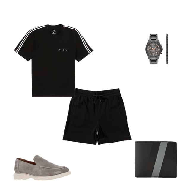 ★andar★ Signature Logo Pigment Short Sleeve Armani Exchange Signature Logo Short Sleeve T-Shirt | Dillard's