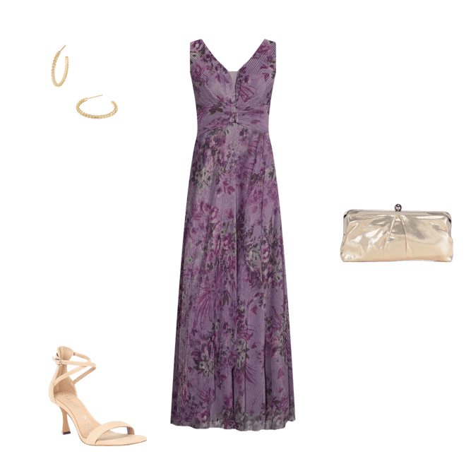 ワンピース CRINKLE ROSE DRESS Koda Animal Sequin Halter Gown | Tadashi Shoji
