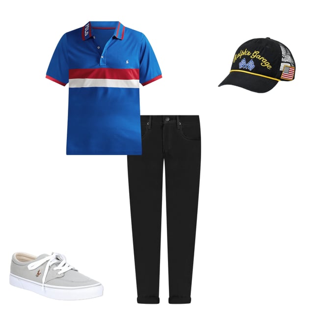 ★米国発*POLO*新作*Ralph’s Garage Canvas Trucker キャップ★ Ralph's Garage Canvas Trucker Cap