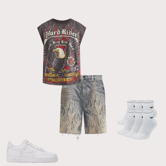 Civilized Hard Rider Muscle Tee