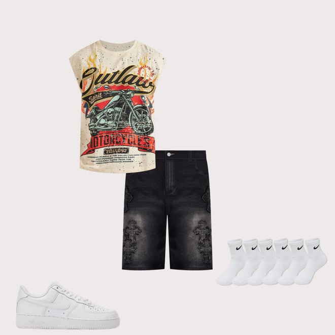 Civilized Outlaw Motorcycle Muscle Tee