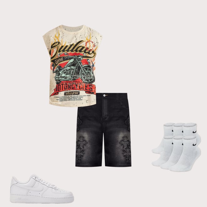 Civilized Outlaw Motorcycle Muscle Tee