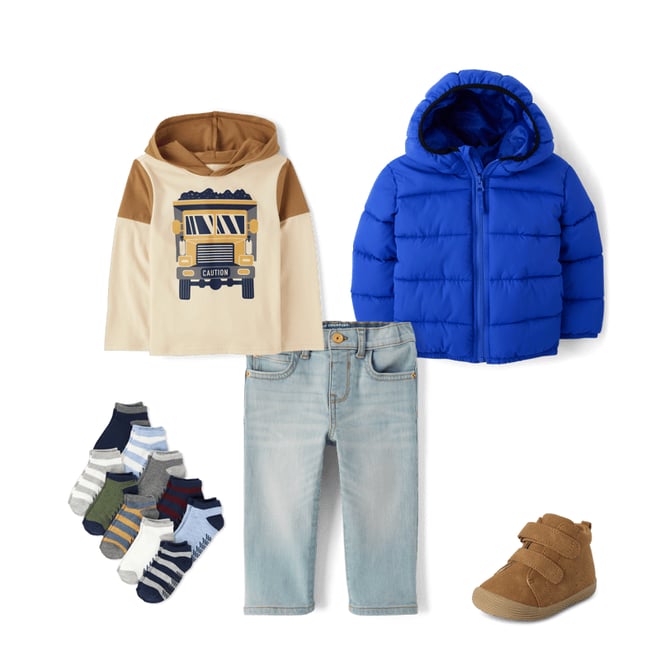 2nd bundle featuring 4 items which compliment Baby And Toddler Boys First Steps Sneakers
