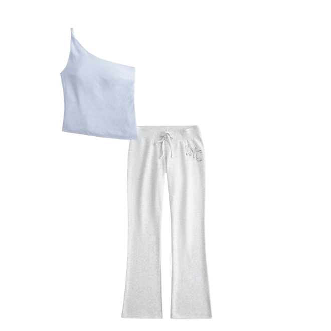 NYC Graphic Bootcut Sweatpants