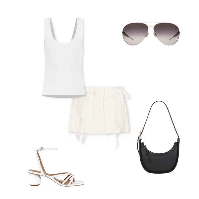 1st bundle featuring 4 items which compliment Deep V Top
