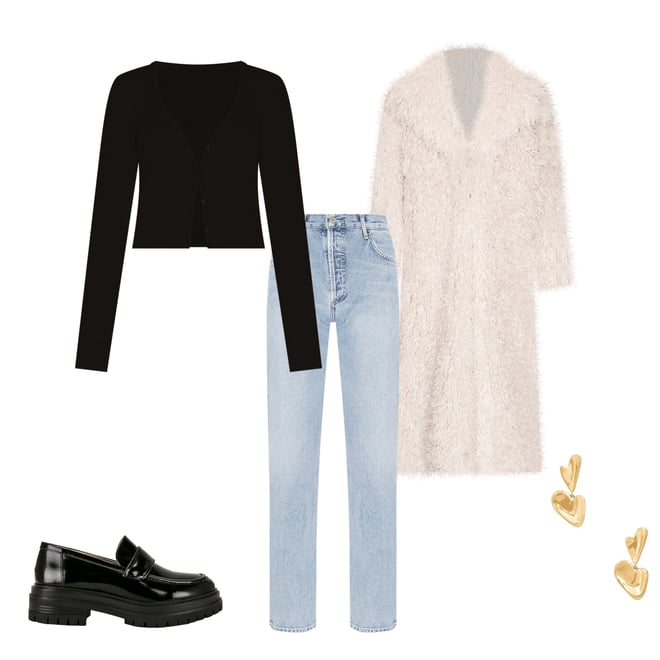 5th bundle featuring 4 items which compliment Lana Straight Jeans