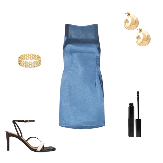 MORE TO COME Orana Mini Dress in Blue | REVOLVE