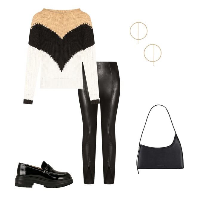 2nd bundle featuring 4 items which compliment Colorblock Sweater