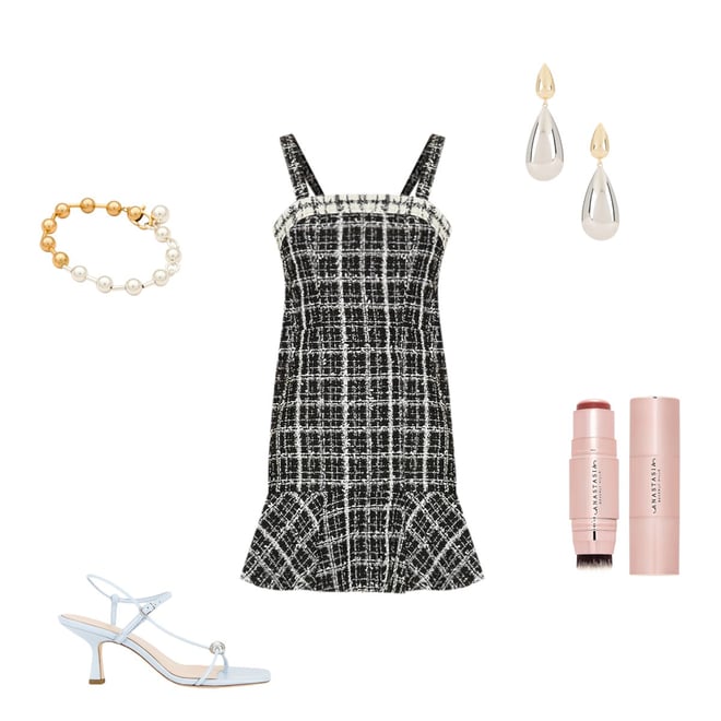 【Alice+Olivia】キップ ニット ミニスカート ブラック alice+olivia チェック ニット ミニスカート 黒 - メルカリ