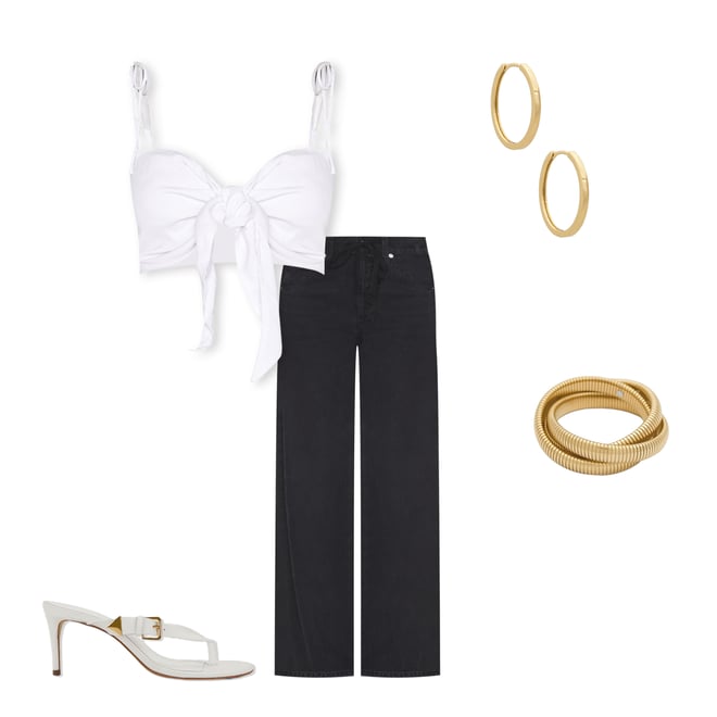 2nd bundle featuring 4 items which compliment Brynn Drawstring Trouser Jeans