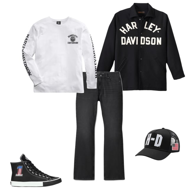 Full-Zip Wool Melton Jacket in Black – SVRN
