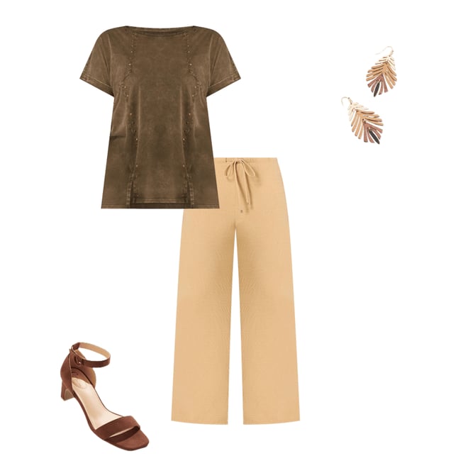  Cato Fashions | Cato Plus Size Textured Wide Leg Pants