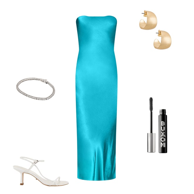 2nd bundle featuring 4 items which compliment x REVOLVE Angel Strapless Midi Dress