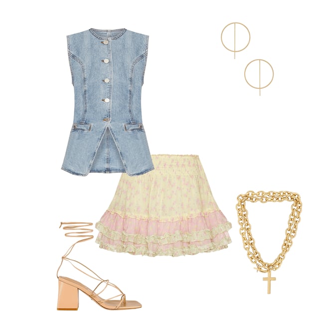 1st bundle featuring 4 items which compliment Camellia Skirt