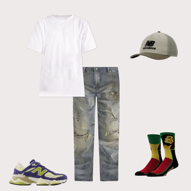 Smoke Rise Rip & Repair Straight Denim Jeans
