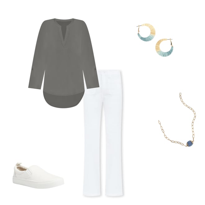 Kanako KanCan™ White Patch Pocket High Rise Bootcut Jeans | maurices