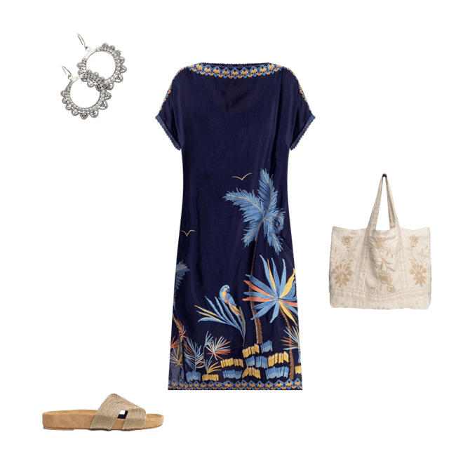 Johnny&#39;s - りり Buy SEAMED SWING DRESS | Johnny Was