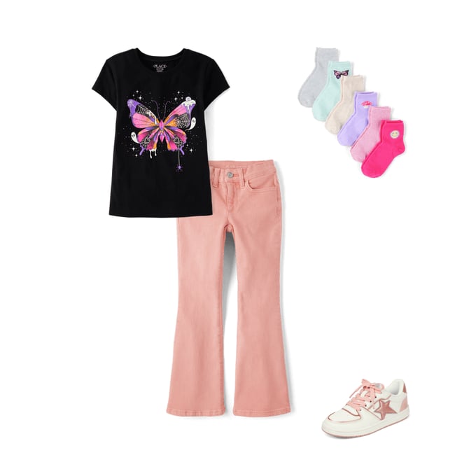 2nd bundle featuring 3 items which compliment Girls Icon Midi Socks 6-Pack