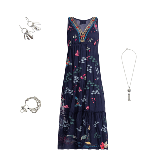 Buy ZINOVIAH MESH DRESS | Johnny Was