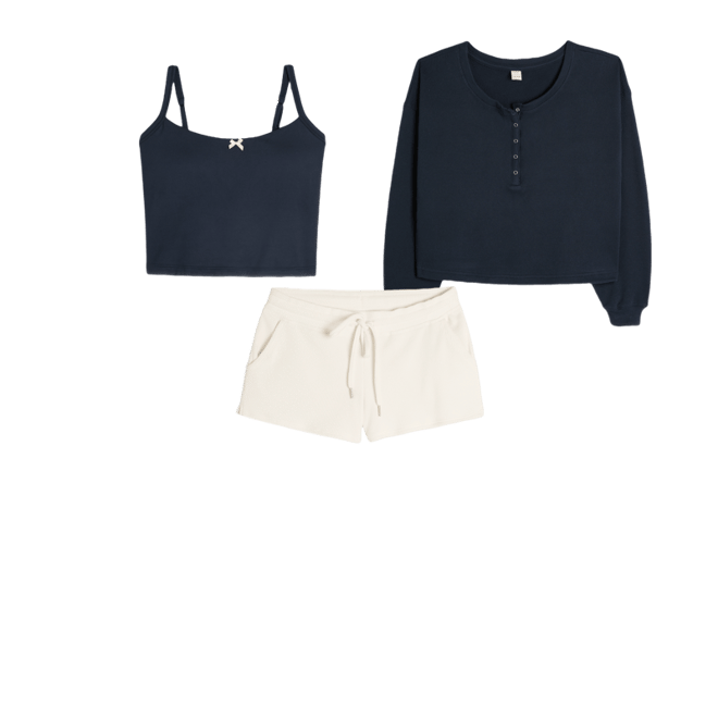 Gilly Hicks Waffle Shorts