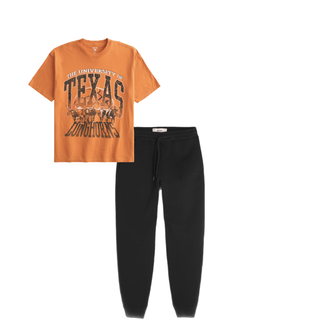 Boxy University of Texas Longhorns Graphic Tee