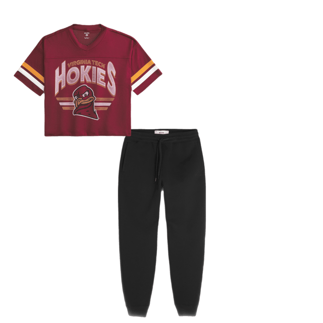 Virginia Tech Hokies Graphic Football Jersey