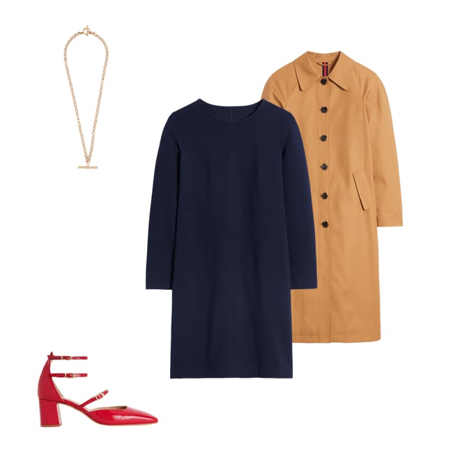 1st bundle featuring 3 items which compliment Cornelia Ottoman Dress-Navy