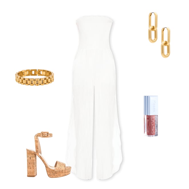 5th bundle featuring 4 items which compliment X REVOLVE Mika Platform Heel