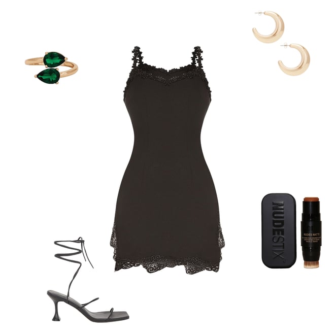 2nd bundle featuring 4 items which compliment Bleu Mini Dress