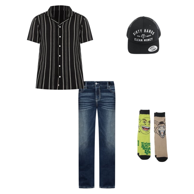 10th bundle featuring 4 items of menss top engaged jeans gallery