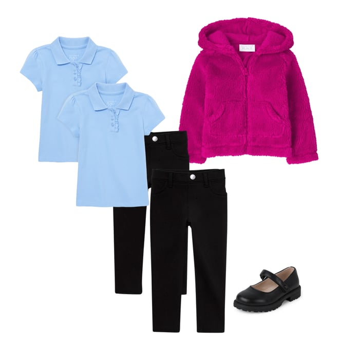 Cooraby 3 Pieces Baby And Toddler Girls Fleece Full
