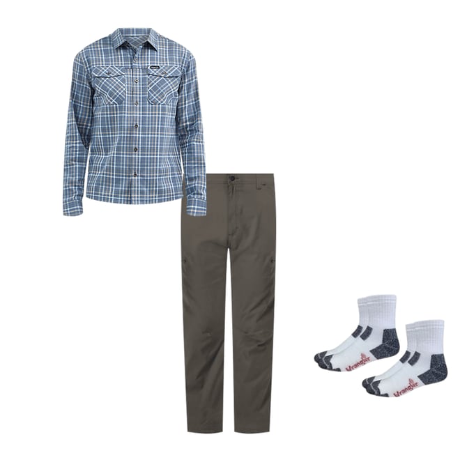 Men's Wrangler® Flex Waist Outdoor Cargo Pant in Asphalt