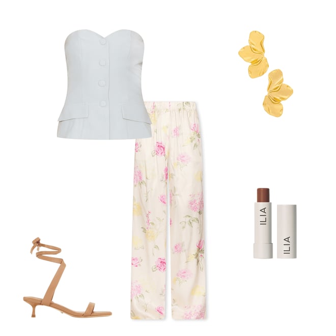 3rd bundle featuring 4 items which compliment Anslie Strapless Top