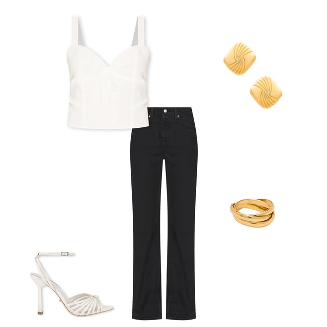 1st bundle featuring 4 items which compliment Wedgie Boot Jeans
