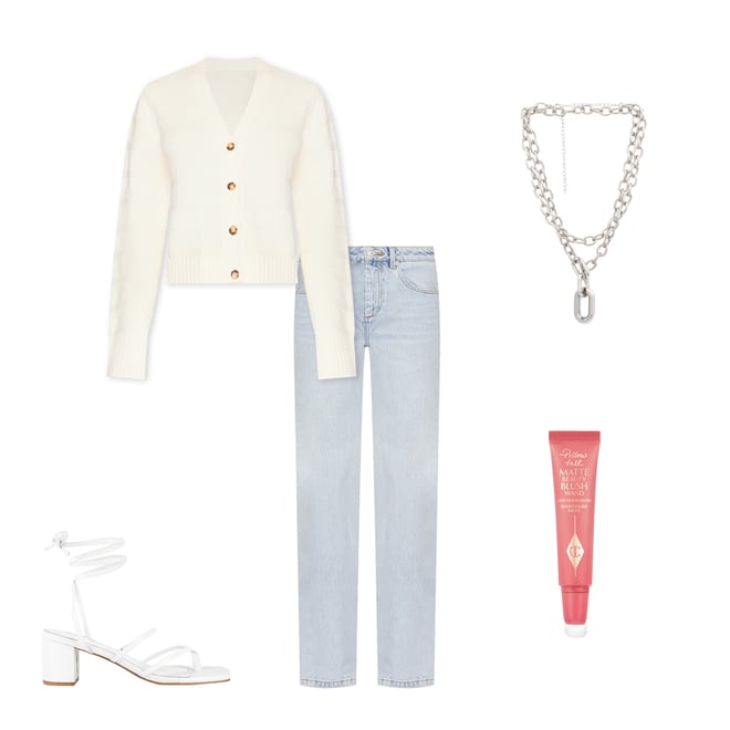 4th bundle featuring 4 items which compliment Large Chain Layered Necklace