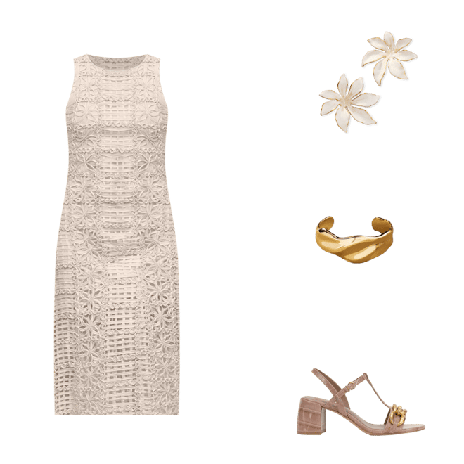 Endless Rose Sleeveless Textured Midi Dress | Anthropologie