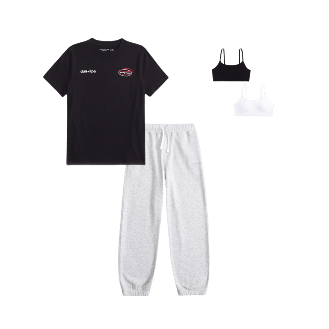 essential logo fleece sweatpants